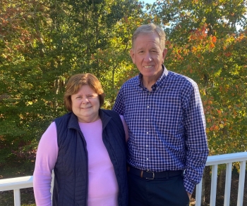 Thomas Cowhey and his wife, Lorraine