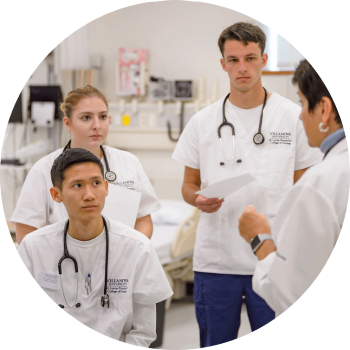 CON136_20181002_0266_circle Nursing students listen to their instructor.