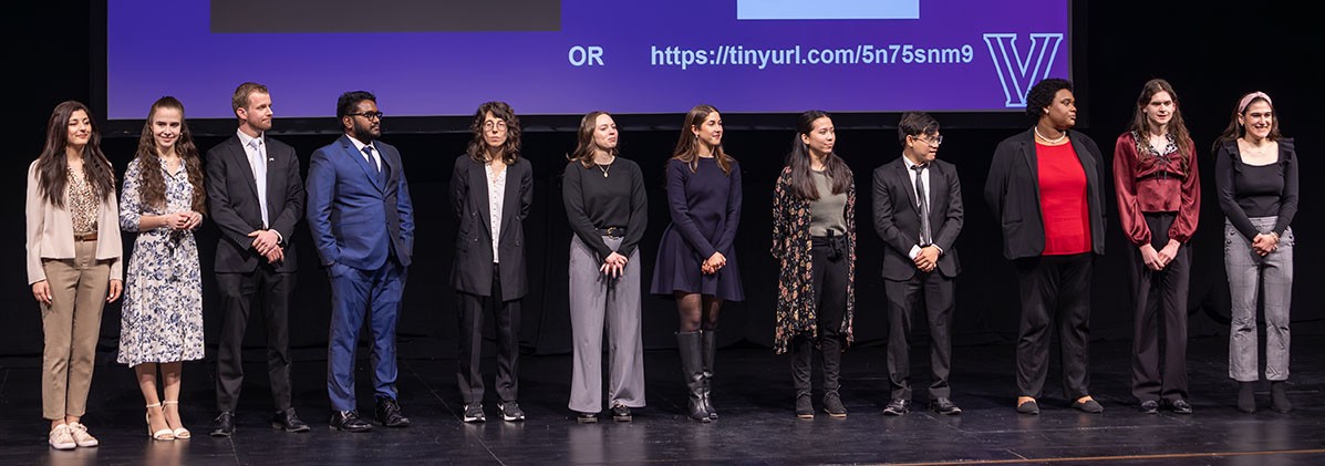 2025 3MT contestants assembled on stage