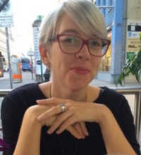 Katherine Filbert smiling at camera