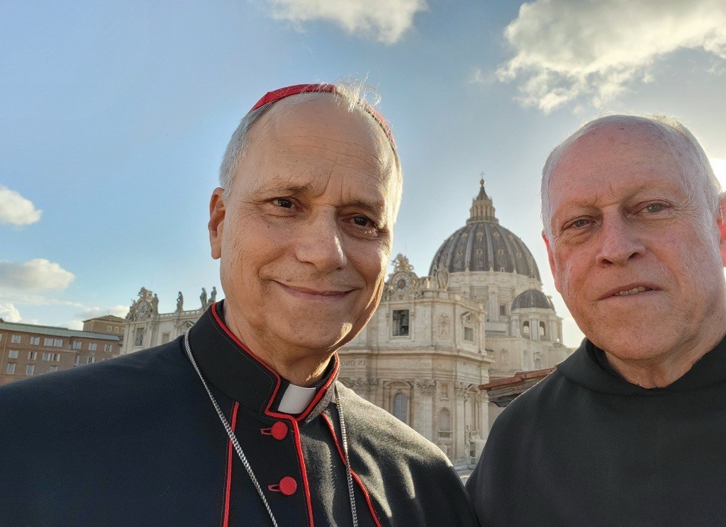 Days away from being announced as Pope Leo XIV, Cardinal Prevost spent time with longtime friend the Rev. Arthur Purcaro, Villanova's assistant vice president of Mission and Ministry.