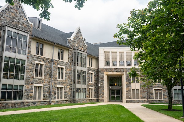 Exterior of Rudolph Hall on Villanova's campus.
