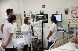 Dr. Michelle McKay teaching nursing students