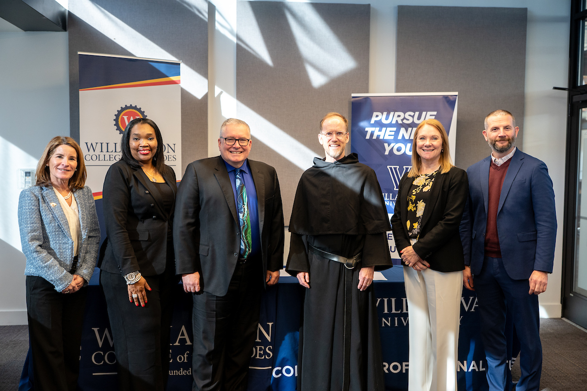 Representatives from WIlliamson and Villanova