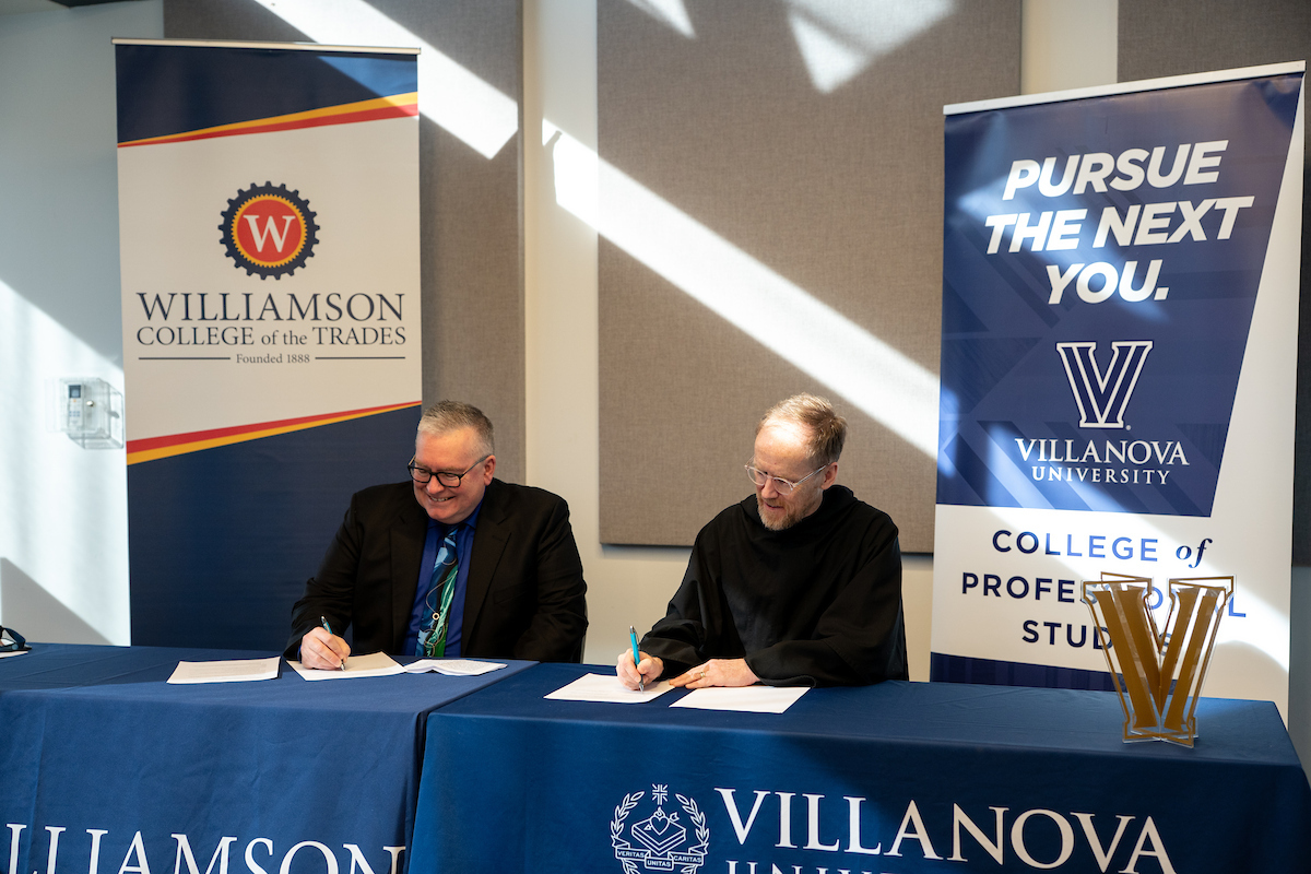 Villanova and Williamson leadership sign agreement