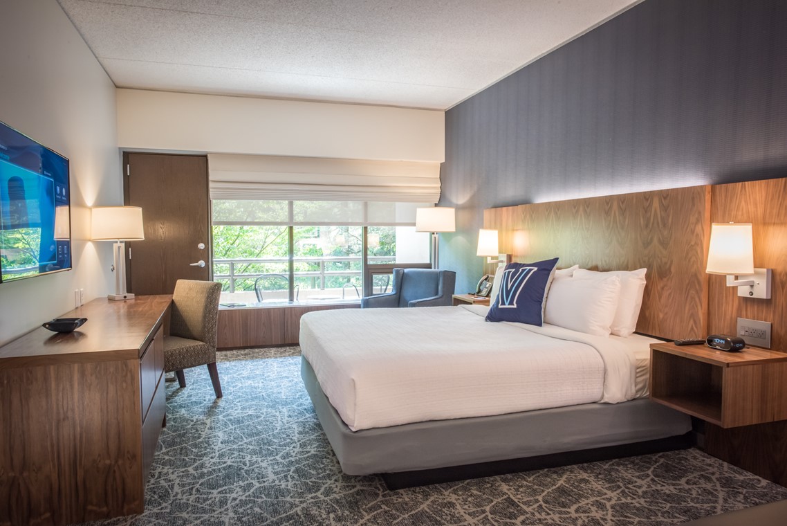 A king bed room at The Inn